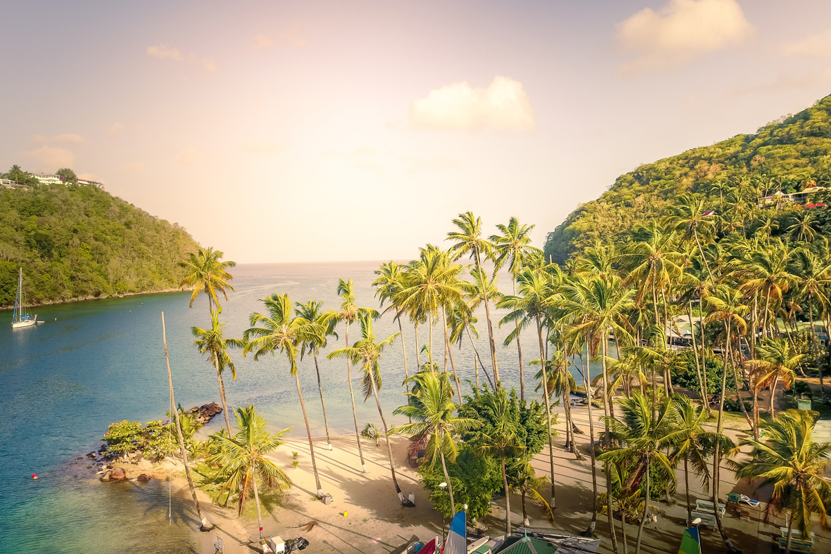 Karibik Strand von Marigot